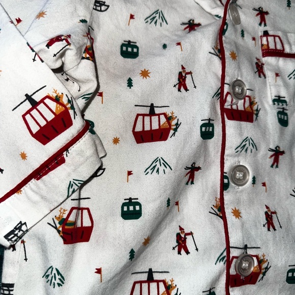 ⛷️RARE Petite Plume Ski lift & Ski PJ top - Picture 4 of 13